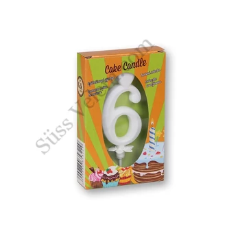 6 szám gyertya
