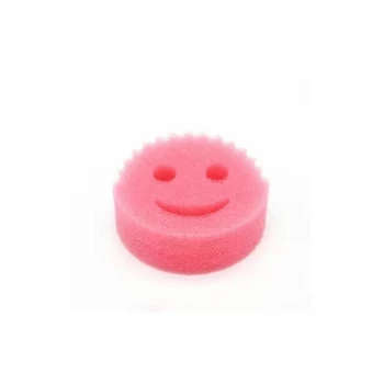 Rózsaszín Smiley mosogatószivacs