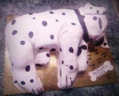 Dalmata kutya torta