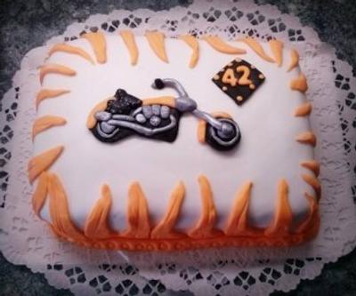 Tüzes motoros torta
