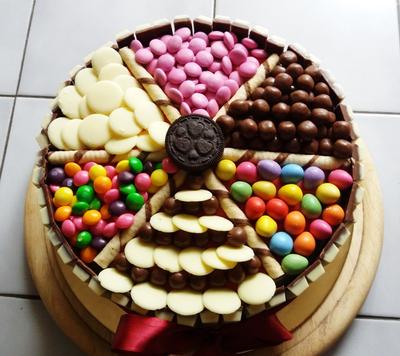 Kit Kat torta teteje