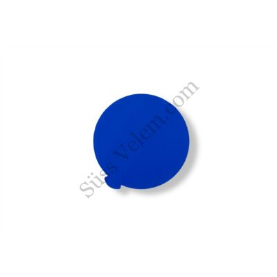 11 cm-es kék kerek desszertalátét karton