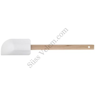 Fa nyelű LAUTERJUNG szilikon fejű spatula