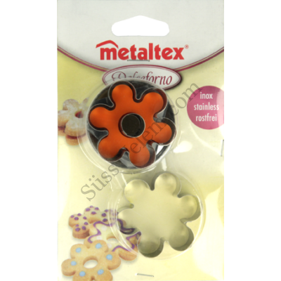 Metaltex rugós virág alakú linzer kiszúró készlet