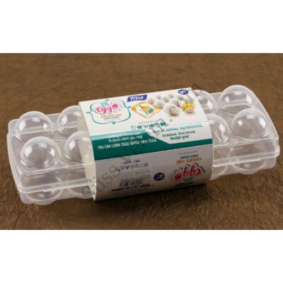 12 db-os műanyag tojástartó doboz