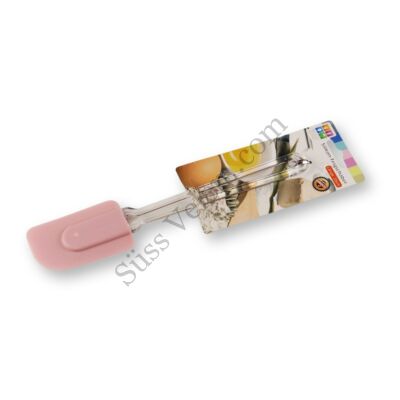 Pasztell színű műanyag nyelű szilikon spatula