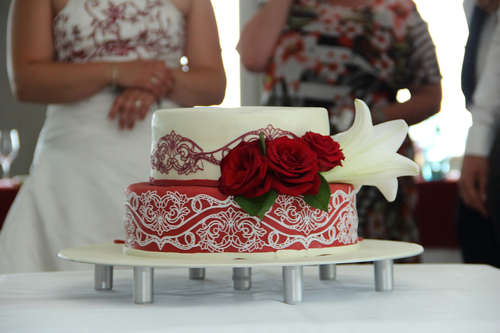 Hagyományos esküvői torta