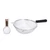 18 cm-es műanyag nyelű fém konyhai szűrő Excellent Houseware