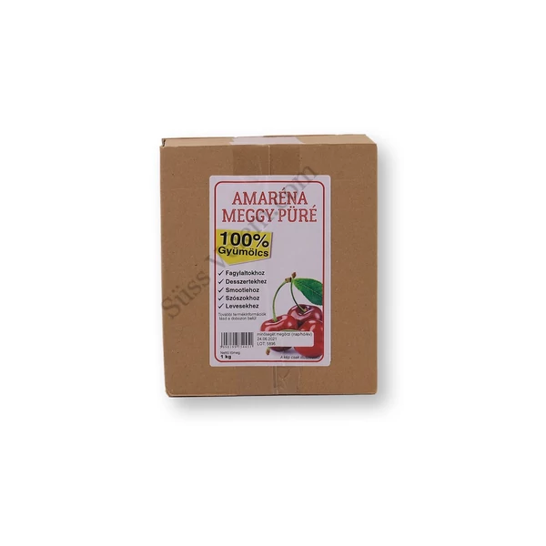 1 kg natúr amaréna meggy püré