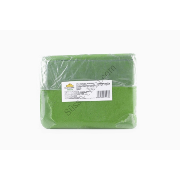 1 kg zöld Unidec Soft tortaburkoló massza