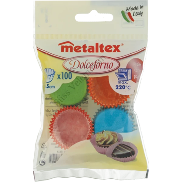 100 db színes Metaltex bonbon papír