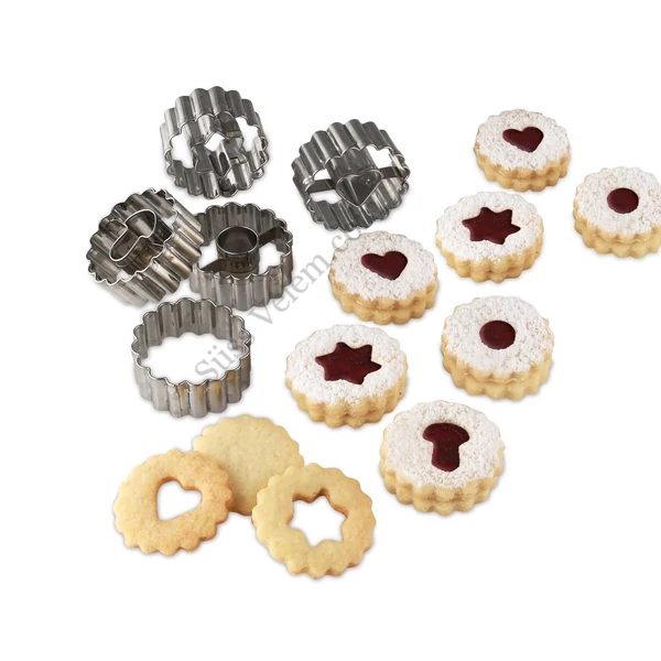 5 részes Dr Oetker linzer kiszúró készlet