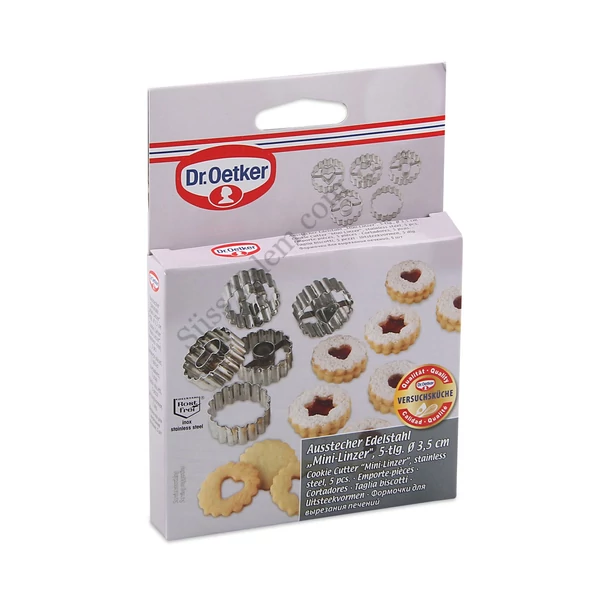 5 részes Dr Oetker linzer kiszúró készlet