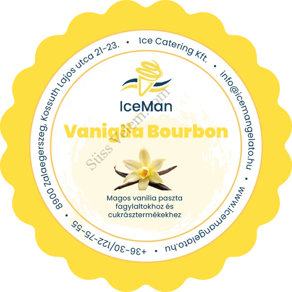 Burbon vanília paszta IceMan 200 g
