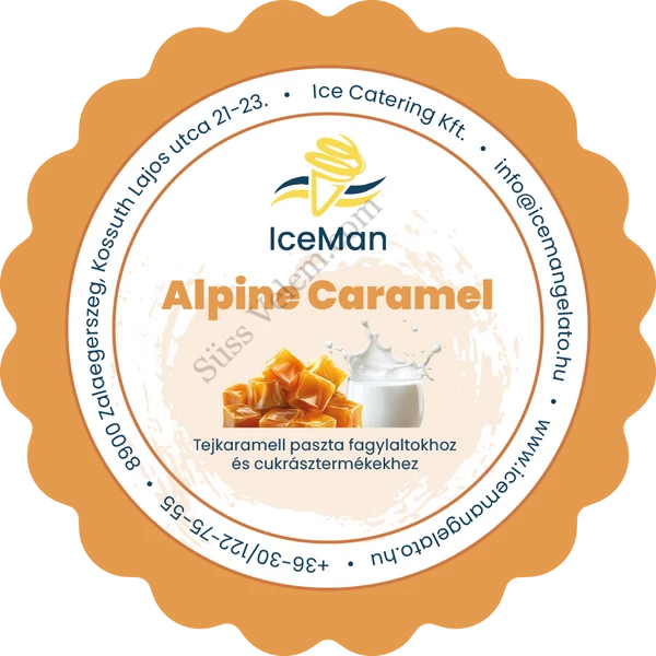 Alpesi Karamell paszta IceMan 200 g