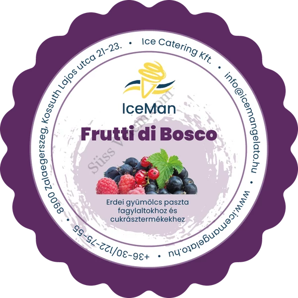 Erdei gyümölcs paszta IceMan 200 g