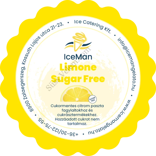 Cukormentes citrom paszta IceMan 200 g