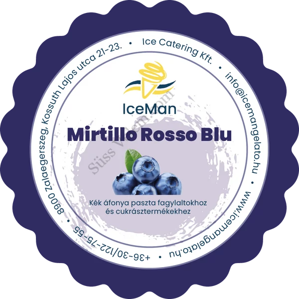 Áfonya paszta IceMan 200 g