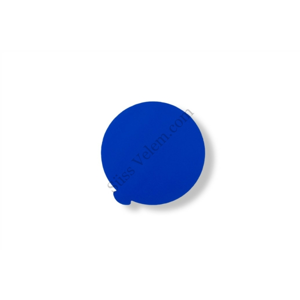 11 cm-es kék kerek desszertalátét karton