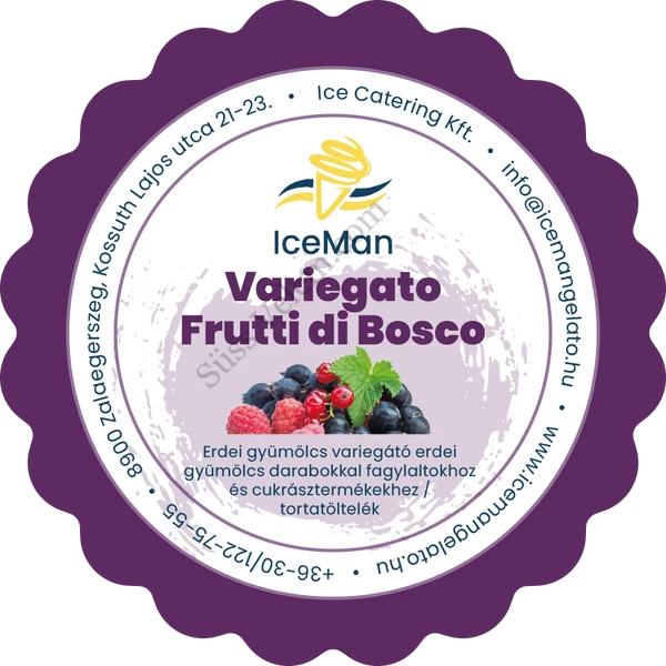 Erdei gyümölcs variegato paszta IceMan 200 g