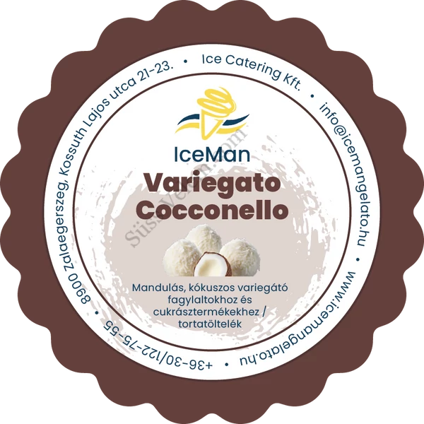 Mandulás, kókuszos variegato paszta IceMan 200 g