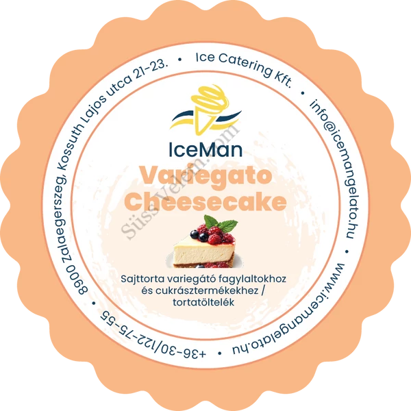 Sajttorta variegato paszta IceMan 200 g