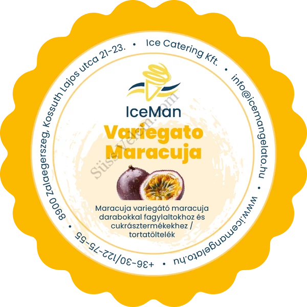Darabos maracuja variegato paszta IceMan 200 g