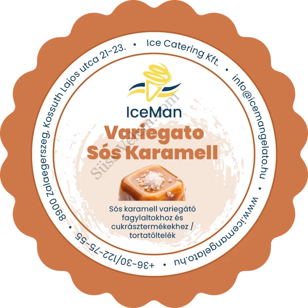 Sós karamell variegato paszta IceMan 200 g