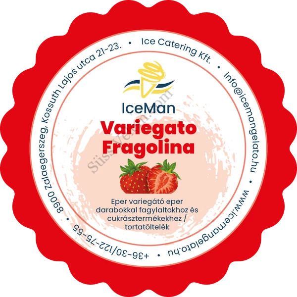 Darabos eper variegato paszta IceMan 200 g