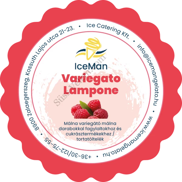 Darabos málna variegato paszta IceMan 200 g