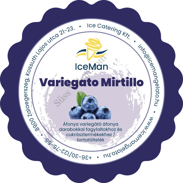 Darabos áfonya variegato paszta IceMan 200 g