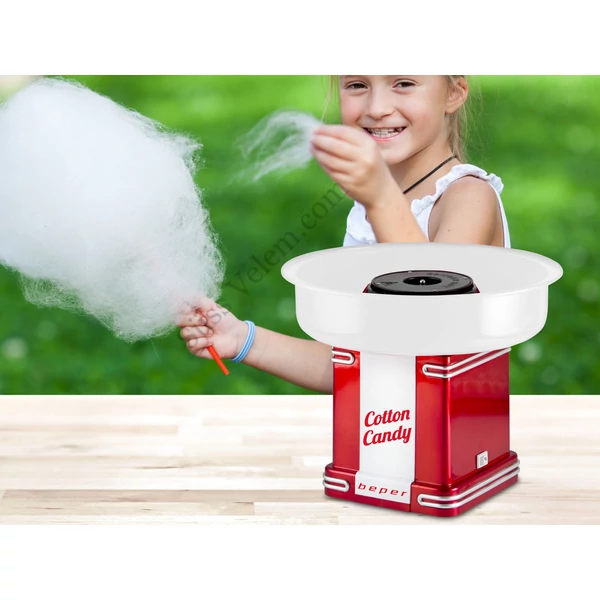 Beper Piros Cotton Candy otthoni vattacukor gép gyerekkel