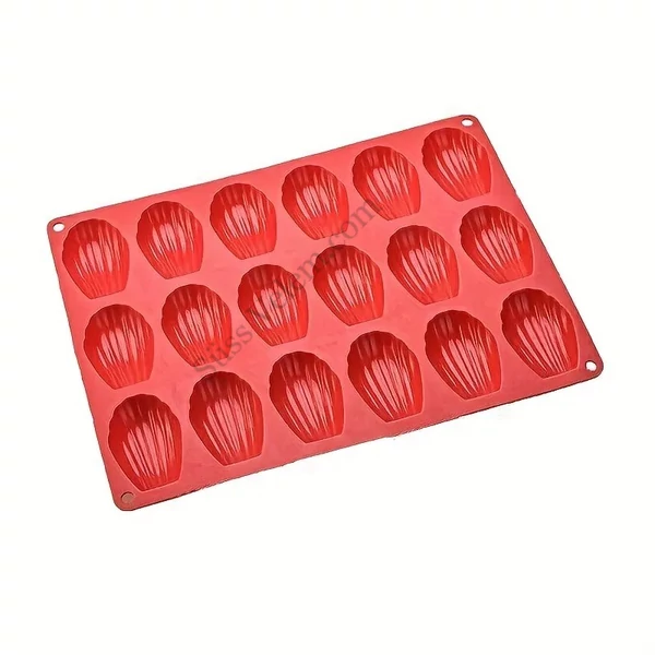 18 adagos szilikon madeleine sütőforma (nagy formák)