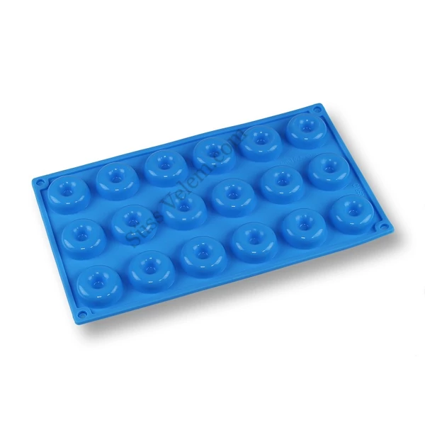 18 adagos szilikon mini fánk sütőforma