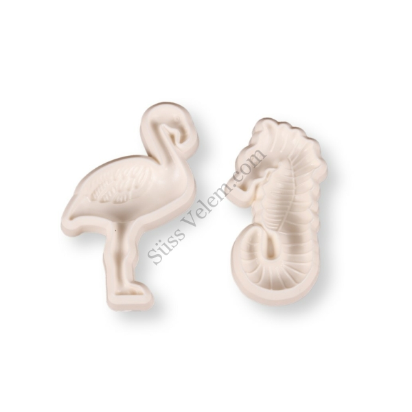 2 részes csikóhal és flamingó fondant kiszúró készlet
