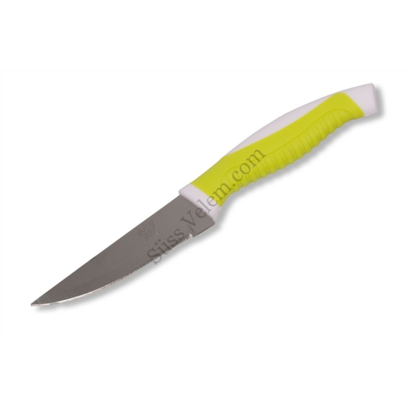 20 cm-es színes műanyag nyelű konyhai kés