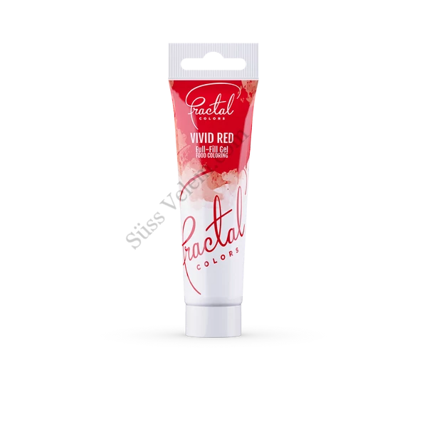 Élénk piros Fractal gél ételfesték