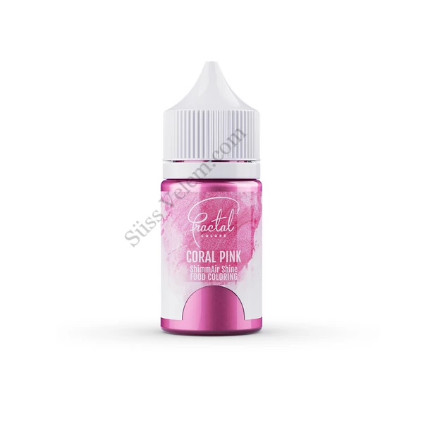 Korall pink selyemfényű airbrush ételfesték 30 ml 