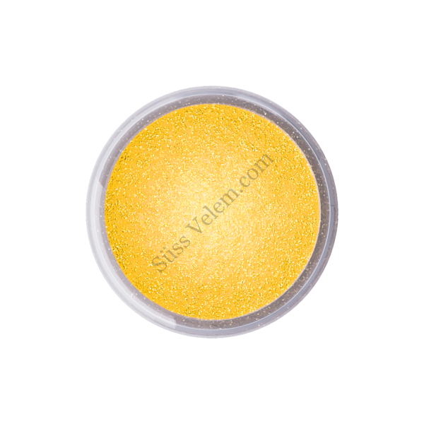 Szikrázó sárga Fractal ehető csillámpor
