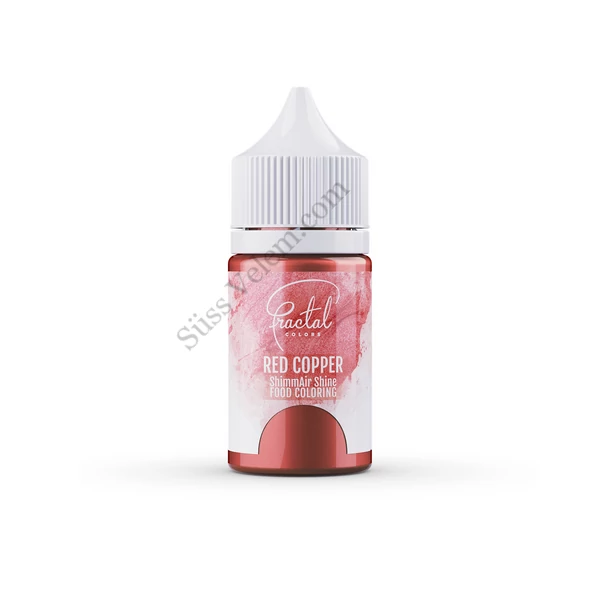 Vörösréz selyemfényű airbrush ételfesték 30 ml 