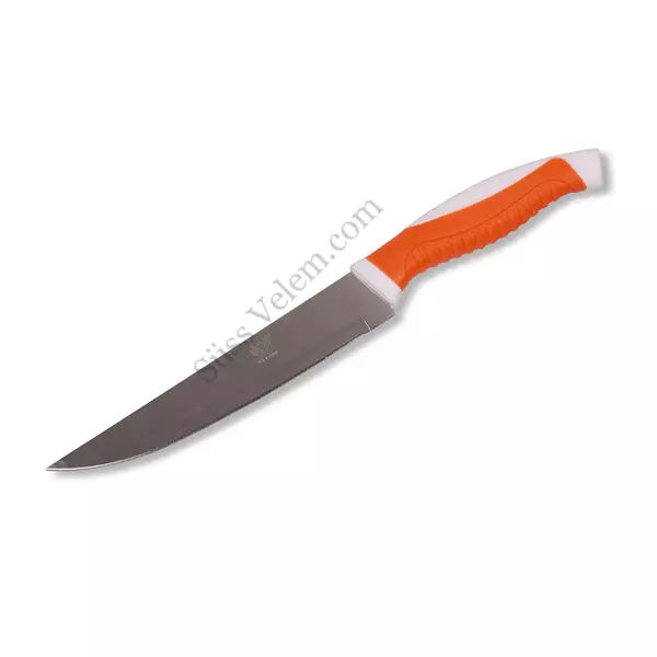 25 cm-es színes műanyag nyelű konyhai kés