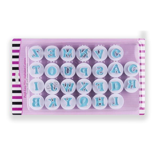 26 részes rugós fondant betűi kiszúró készlet