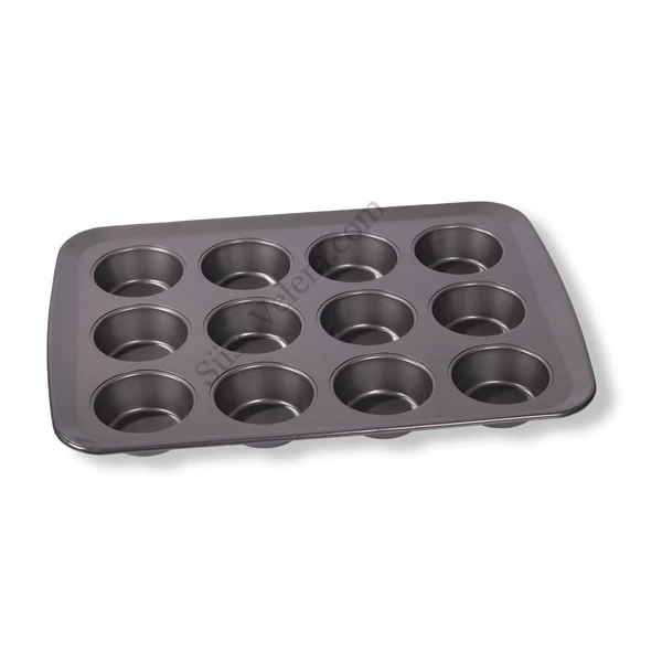 28,5*41 cm-es tapadásmentes 12 adagos muffin sütőforma