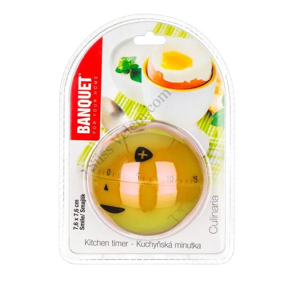 Banquet Culinaria sárga gömb alakú mechanikus konyhai időzítő