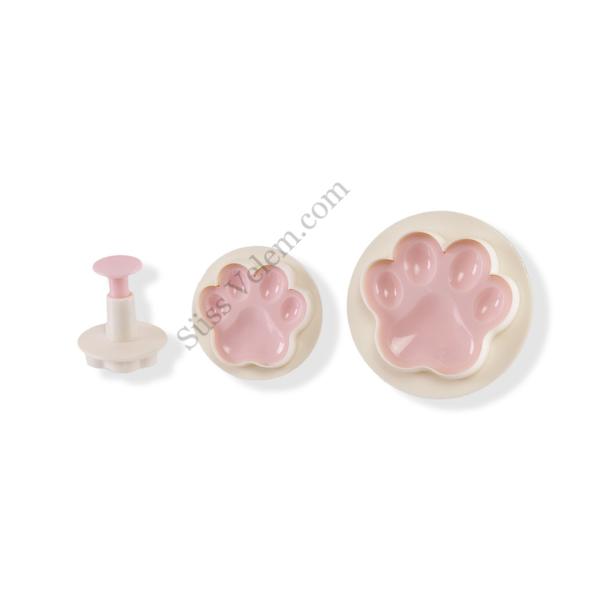 3 részes rugós mancs alakú fondant kiszúró készlet