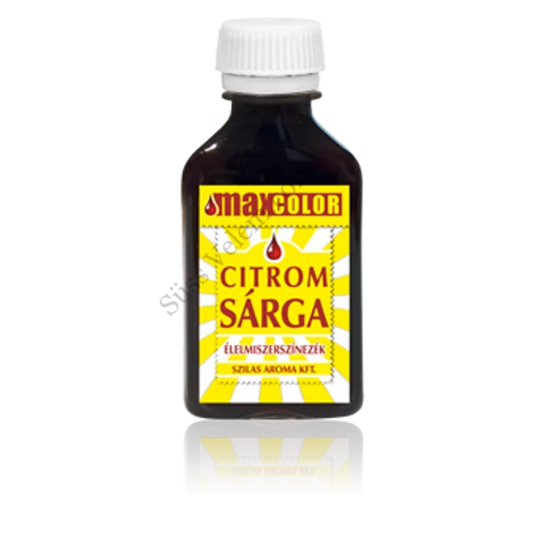 30 ml citromsárga folyékony Max Color ételfesték