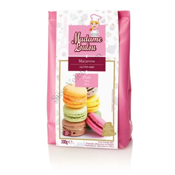 300 g Madame Loulou rózsaszín macaron alappor