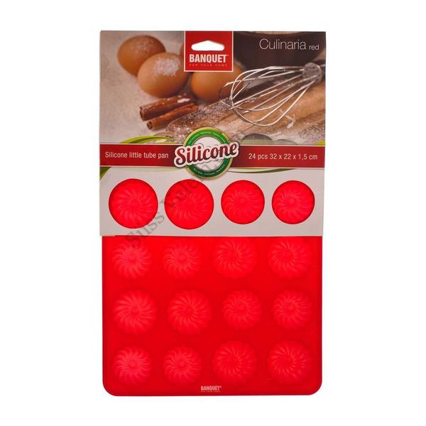 24 adagos Banquet Culinaria szilikon mini kuglóf forma