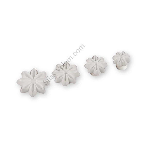 4 részes kis méretű margaréta fondant kiszúró