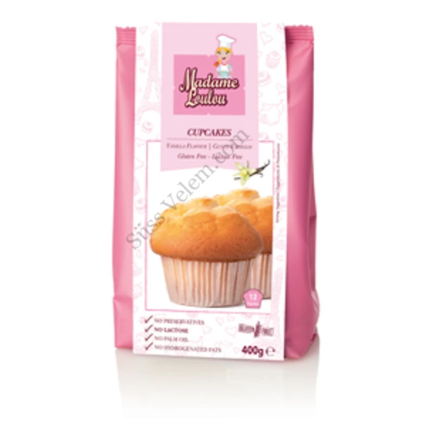 400 g Madame Loulou vanília ízű cupcake alappor